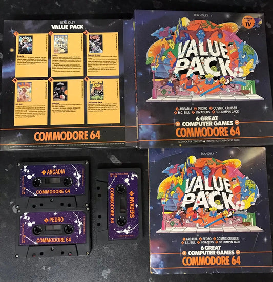 Beau Jolly Value Pack compilation, C64, by Beau Jolly, WORKING Magretro