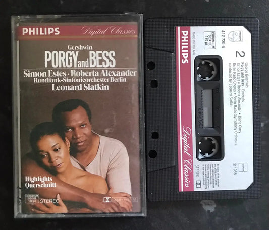 George Gershwin, Porgy and Bess Highlights, 412 720-4, Vintage Cassette Magretro