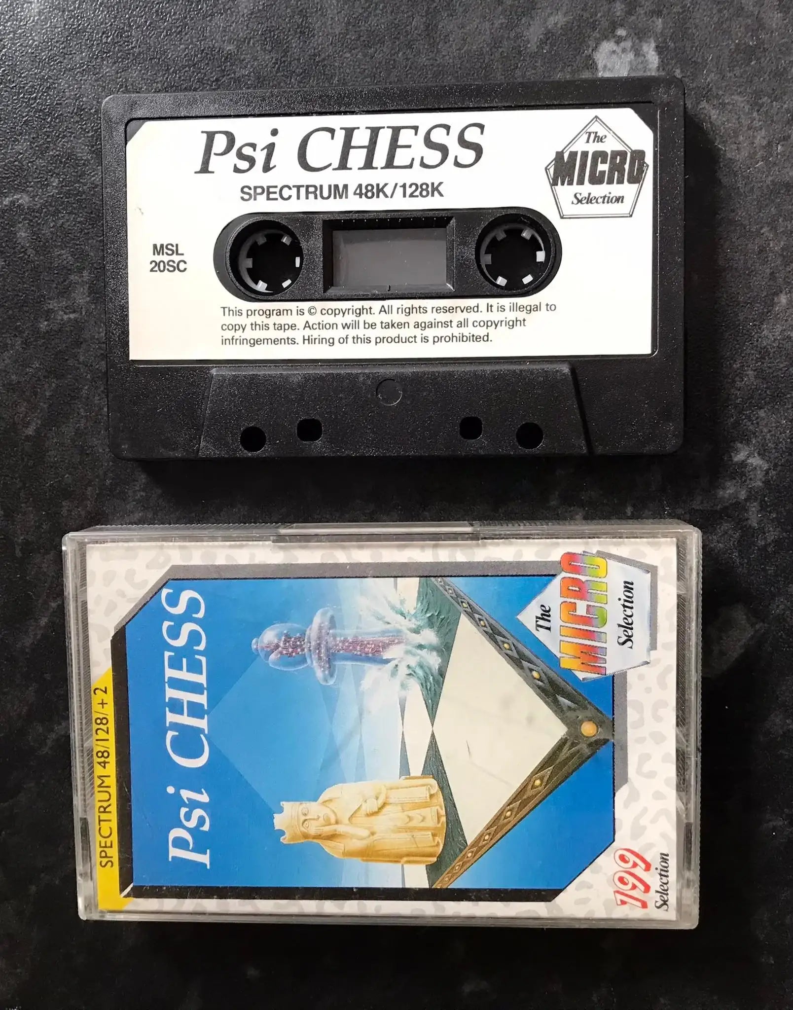 Psi Chess, ZX Spectrum, by The Micro Selection Magretro