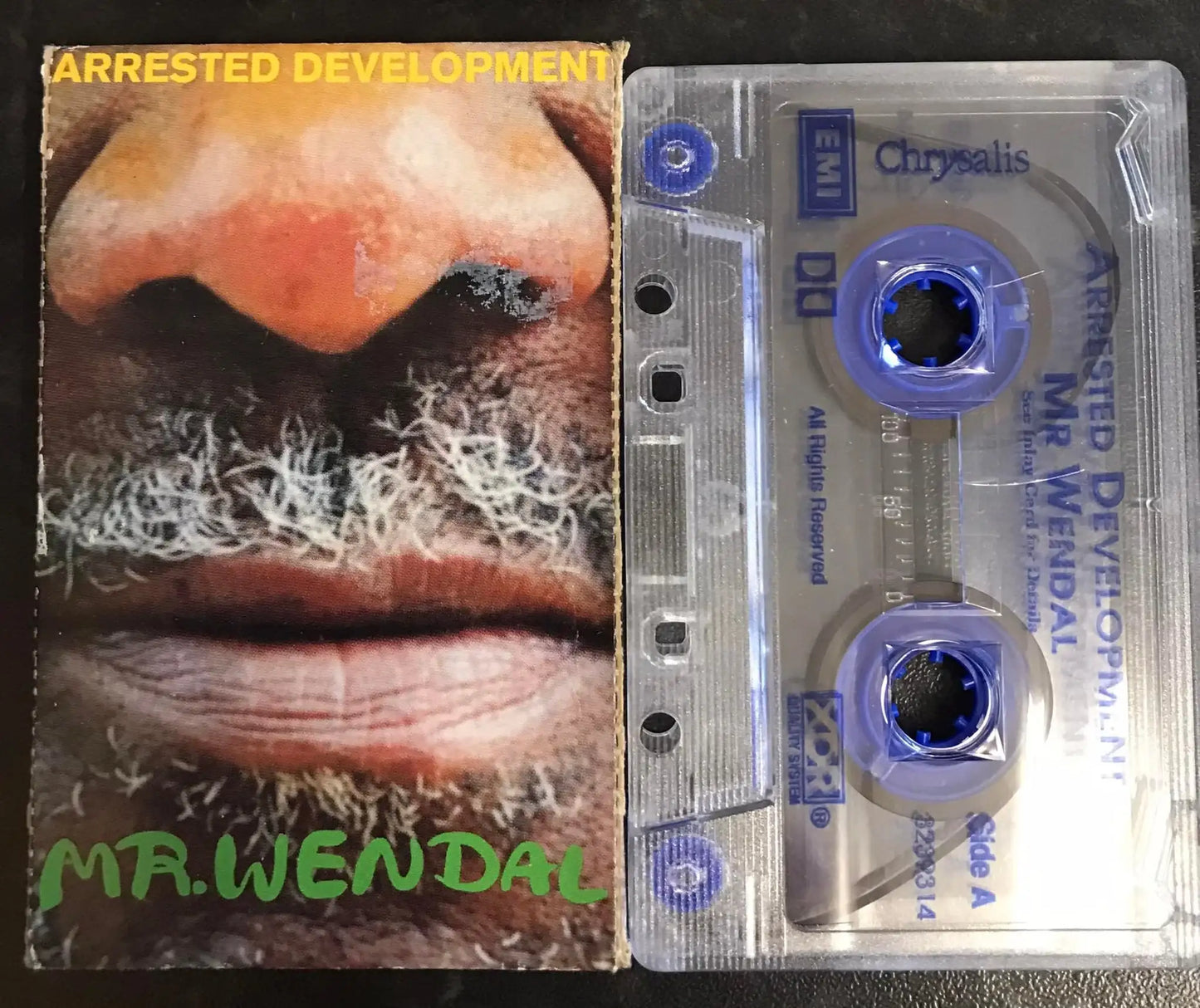 Arrested Development, Mr Wendal Single, emi, 3239314, Vintage Cassette Magretro