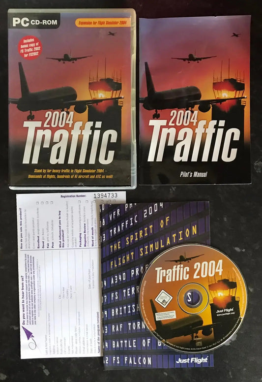 Traffic 2004 , Flight Simulator 2004 Expansion Pack, PC Game Magretro