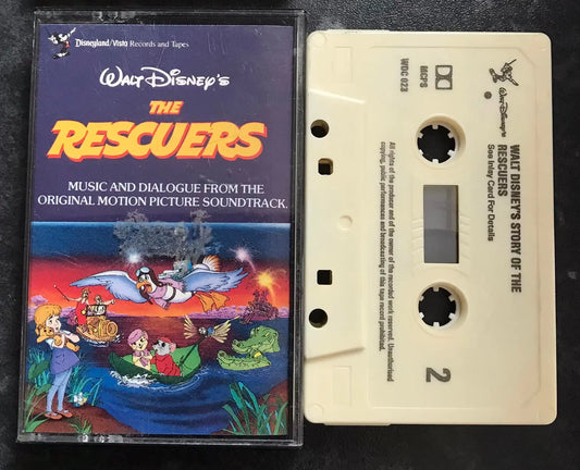 The Rescuers, Disney, MCPS WDC 023, Vintage Cassette Magretro