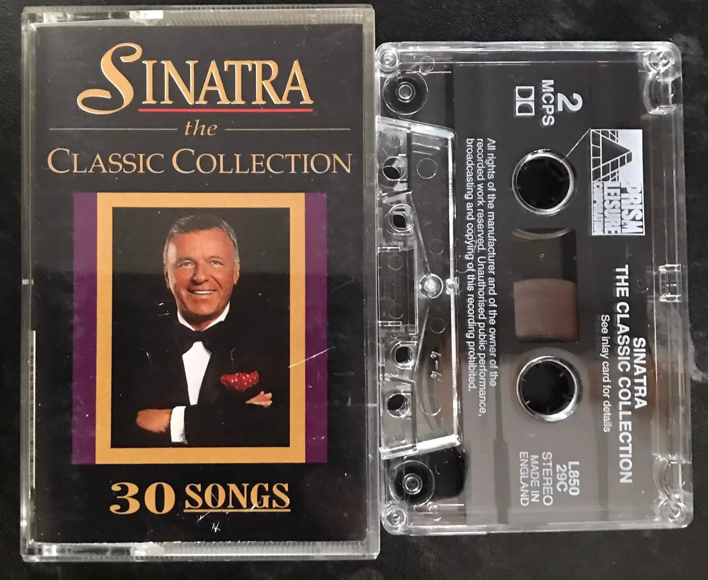 Frank Sinatra, The Classic Collection,30 Songs,Lasapa, L85029C, Vintage Cassette Magretro