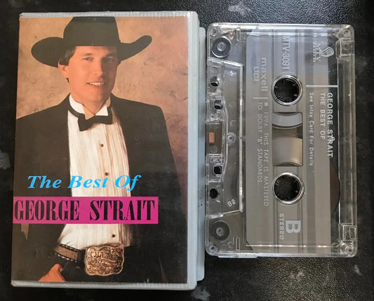 The Best of George Strait, Bootleg, MTV Records, MTV-3091, Vintage Cassette Magretro