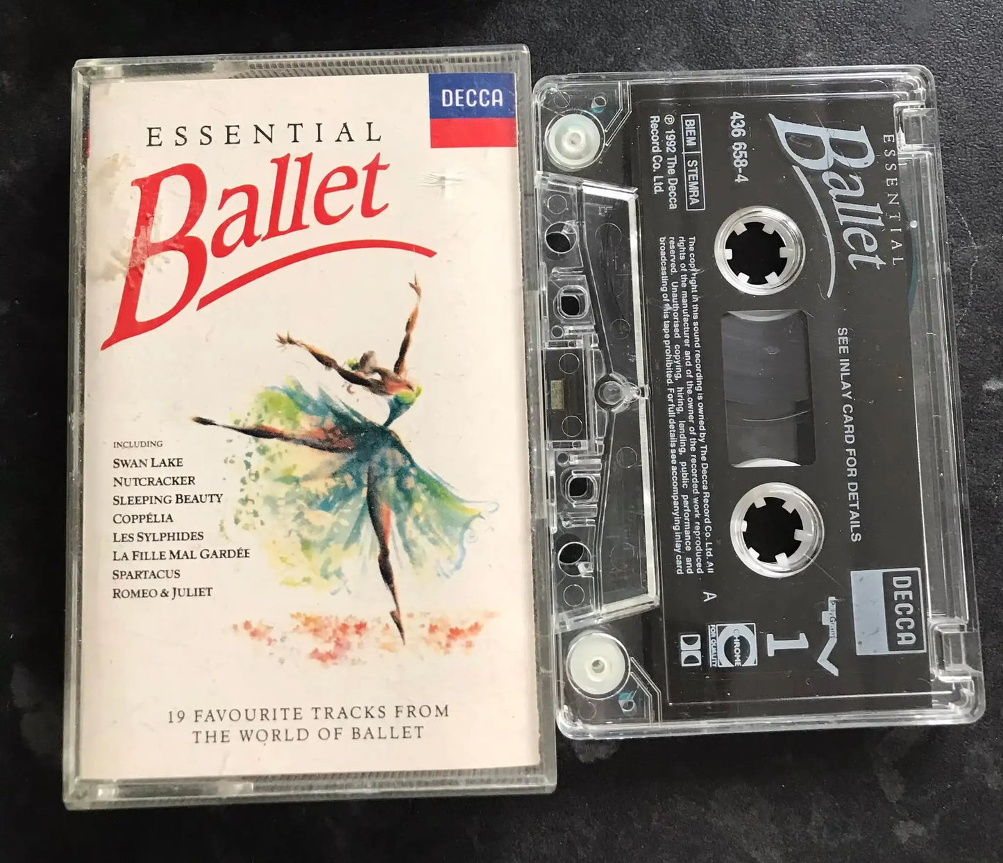 Essential Ballet, Decca, 436 658-4, Vintage Cassette Magretro