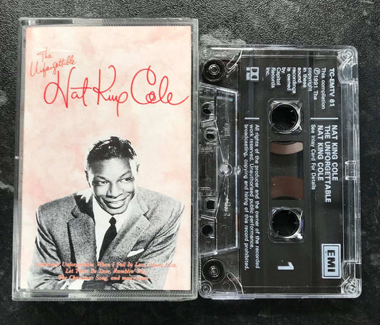 The Unforgettable Nat King Cole Album, EMI, TCEMTV 61, Vintage Cassette Magretro