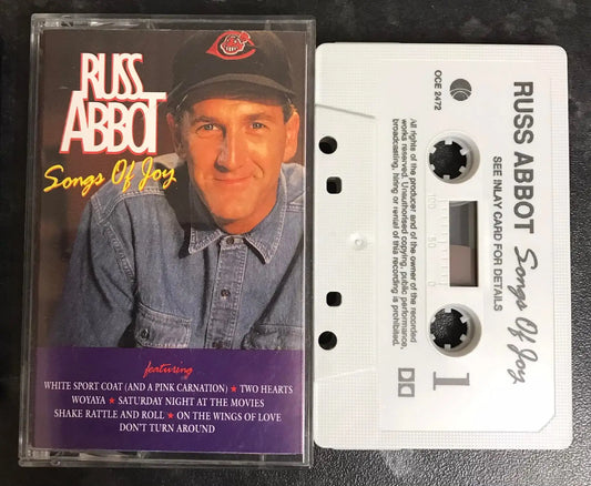 Russ Abbott, Songs of Joy Album, K-Tel, OCE 2472, Vintage Cassette Magretro