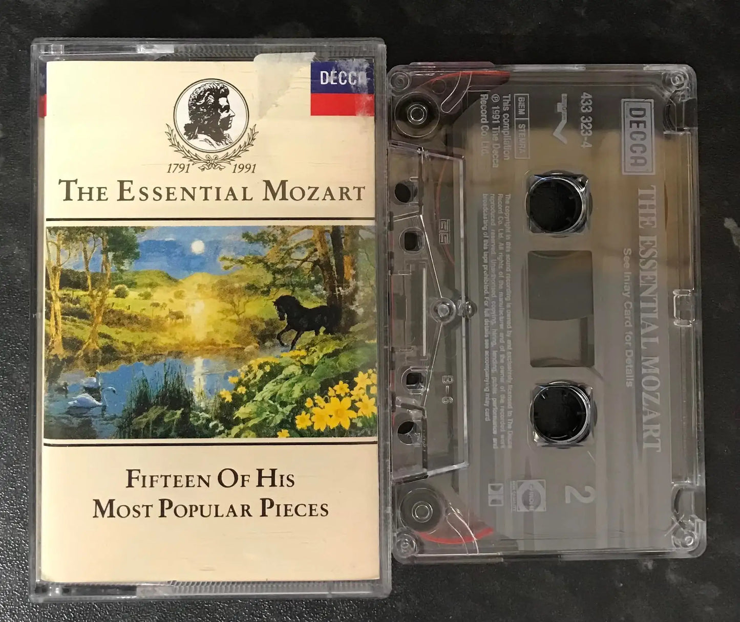 The Essential Mozart Album, Decca ,433 323-4, Vintage Cassette Magretro