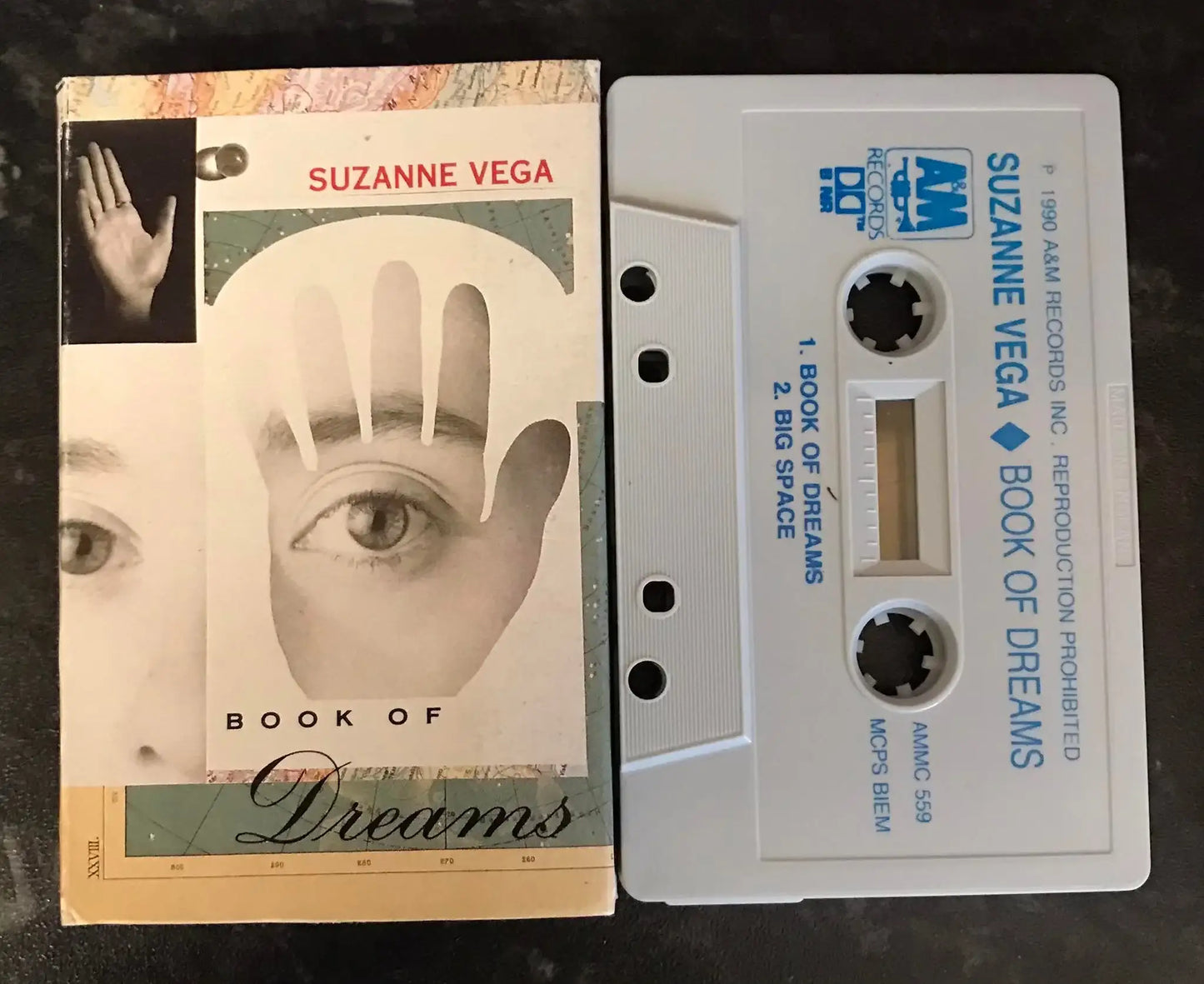 Suzanne Vega, Book of Dreams Single, A&M Records, AMMC 559 Magretro