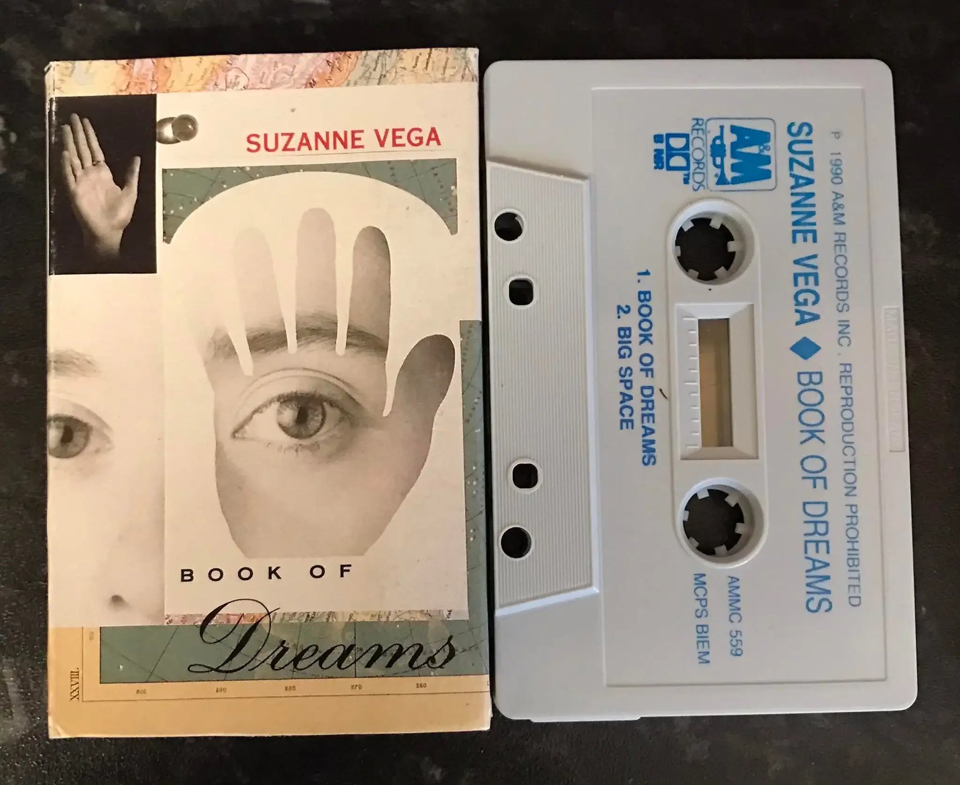Suzanne Vega, Book of Dreams Single, A&M Records, AMMC 559 Magretro