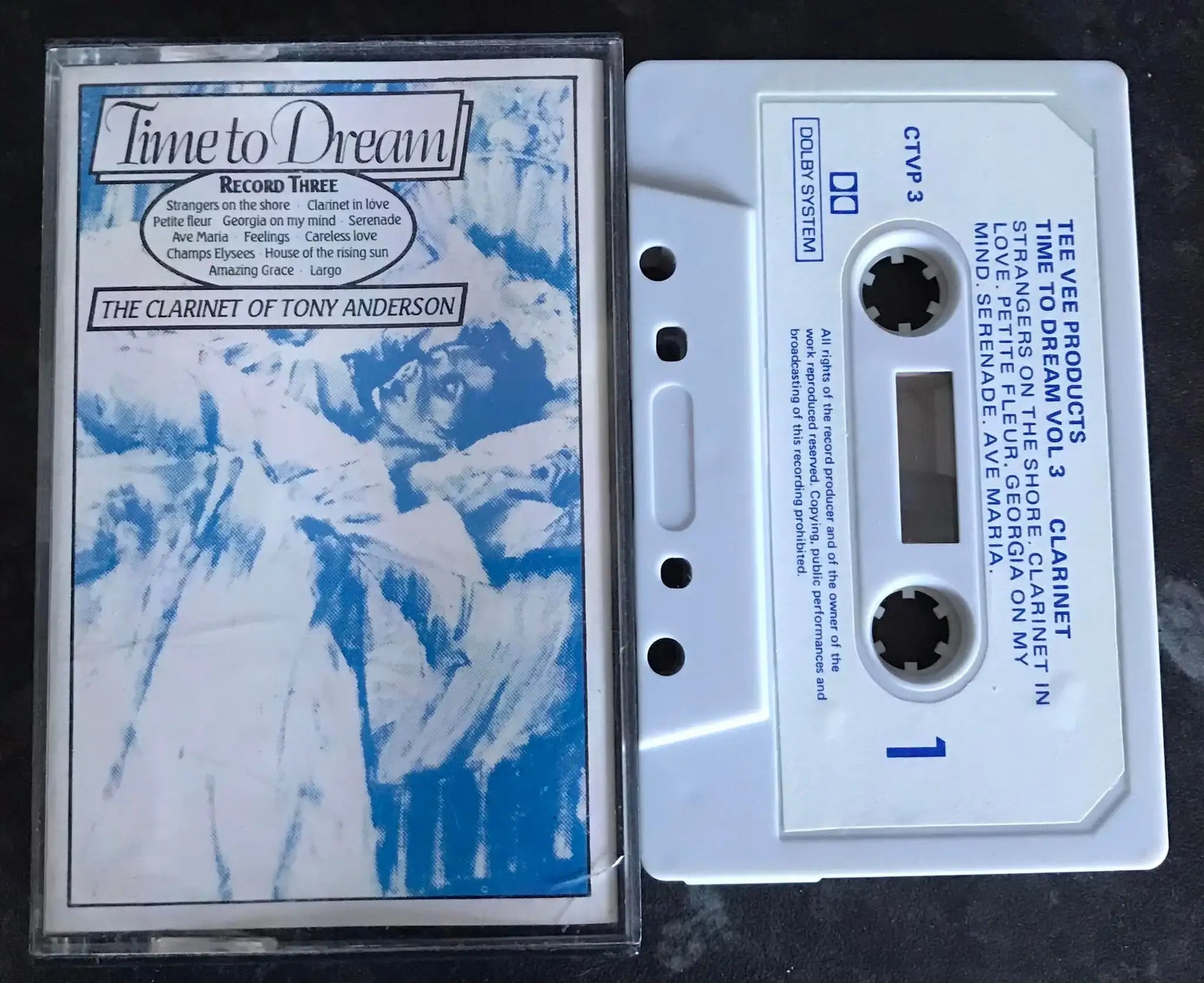 Time To Dream, Clarinet, Flute and Piano, Triple Pack, CTVP 1, Vintage Cassette Magretro