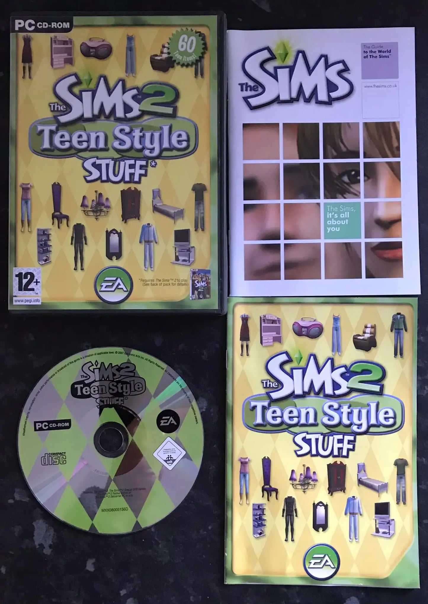 The Sims 2, Teen Style Stuff Expansion Pack, PC Game Magretro