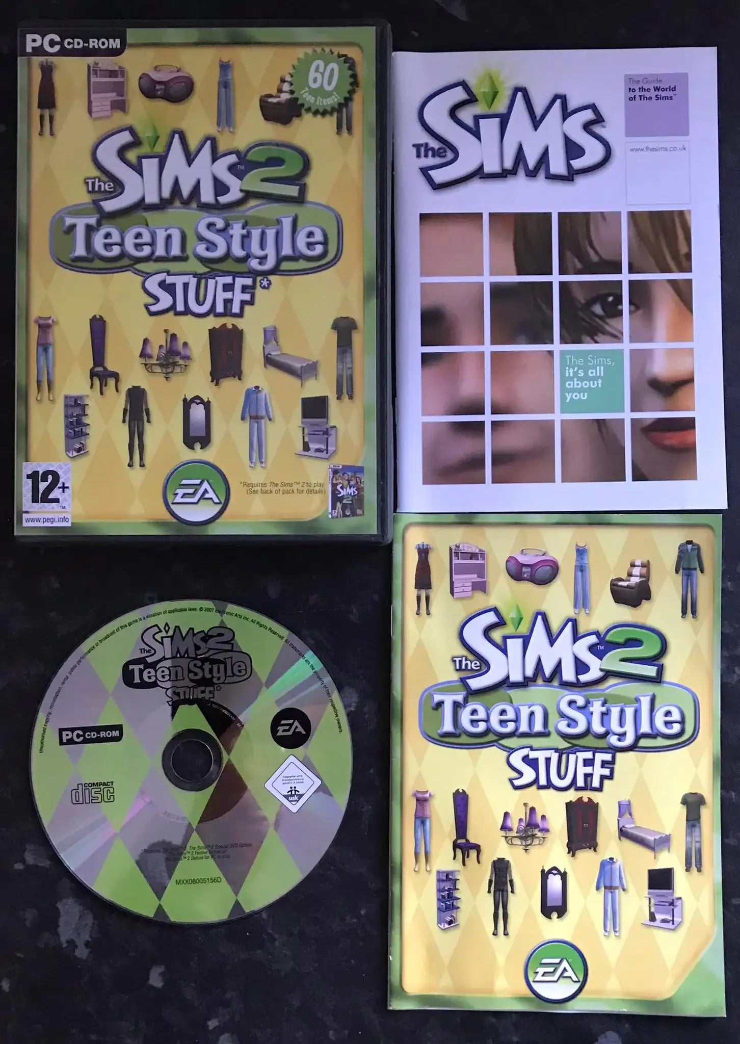 The Sims 2, Teen Style Stuff Expansion Pack, PC Game Magretro