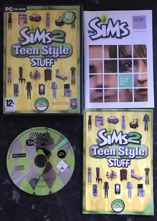 The Sims 2, Teen Style Stuff Expansion Pack, PC Game Magretro