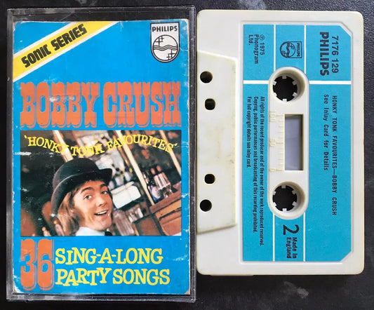 Honky Tonk Favourites Album, Bobby Crush, Philips, 7176 129, Vintage Cassette Magretro