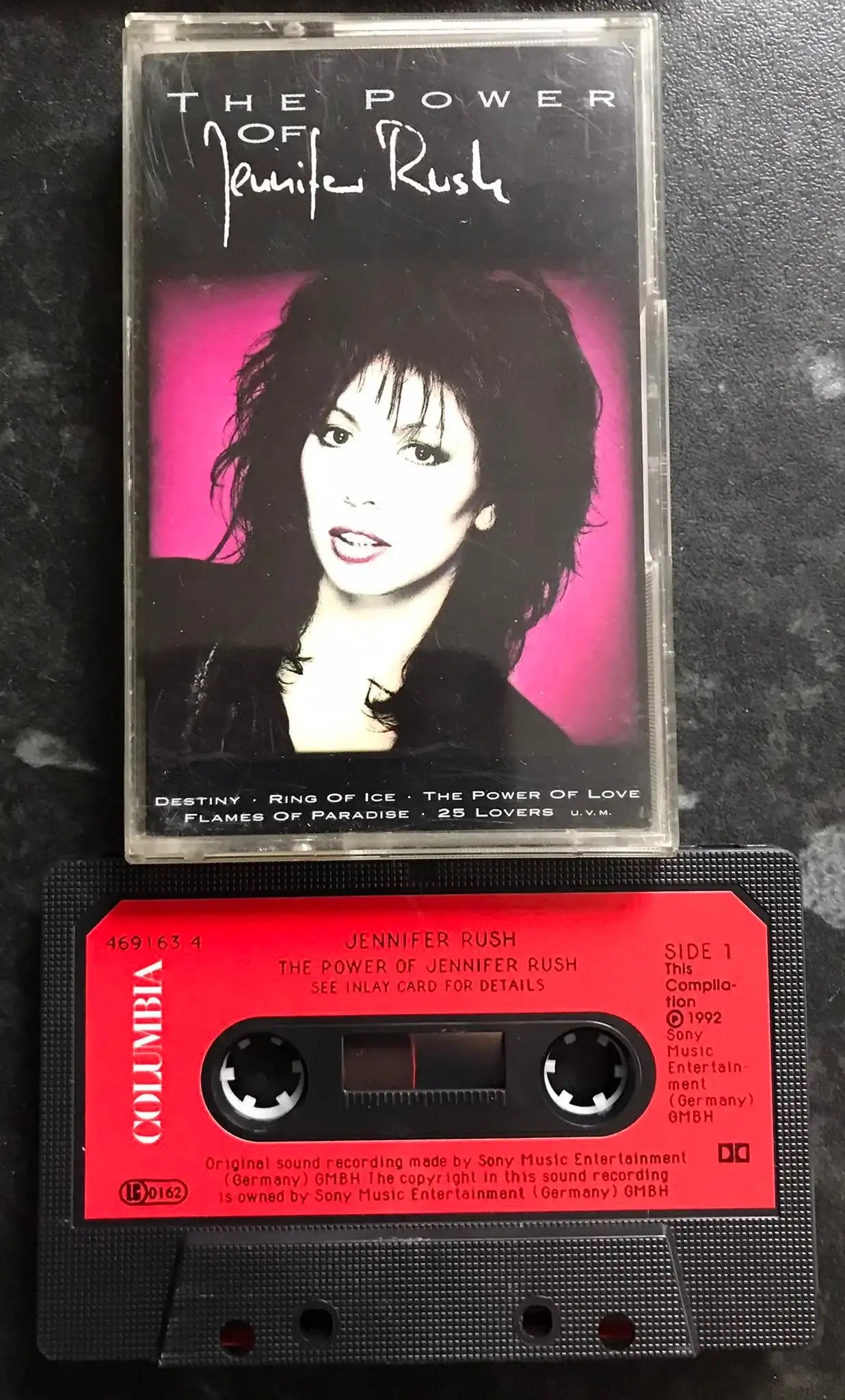 The Power Of Jennifer Rush Album, Columbia, 469163 4, Vintage Cassette Magretro