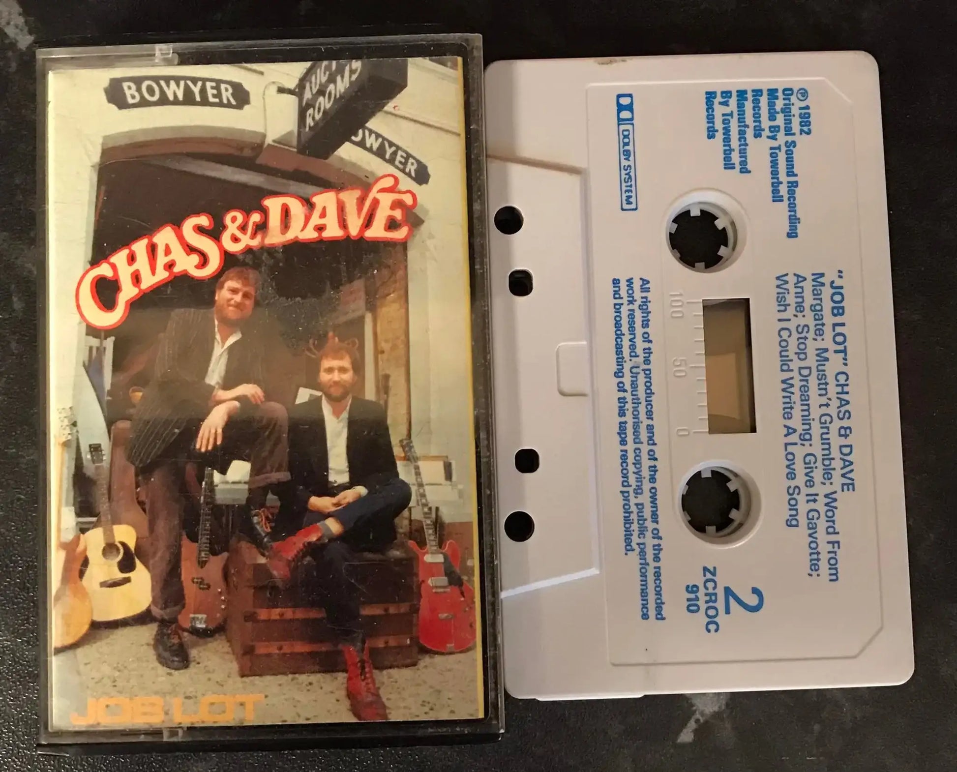 Chas & Dave, Job Lot Album, Rockney, ZC ROC 910, Vintage Cassette Magretro