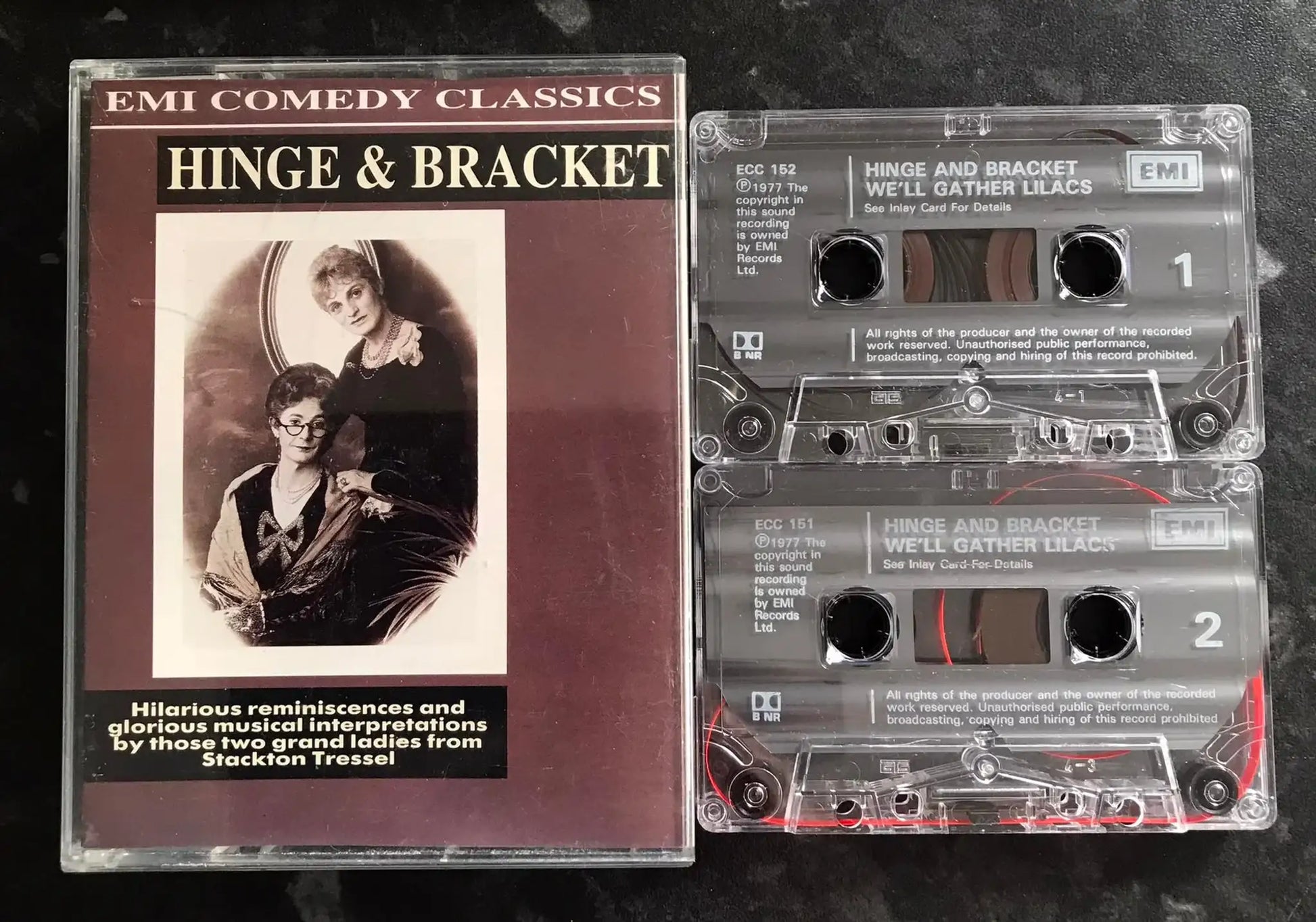 Hinge & Bracket, EMI Comedy Classics, ECC 15, Audiobook Magretro