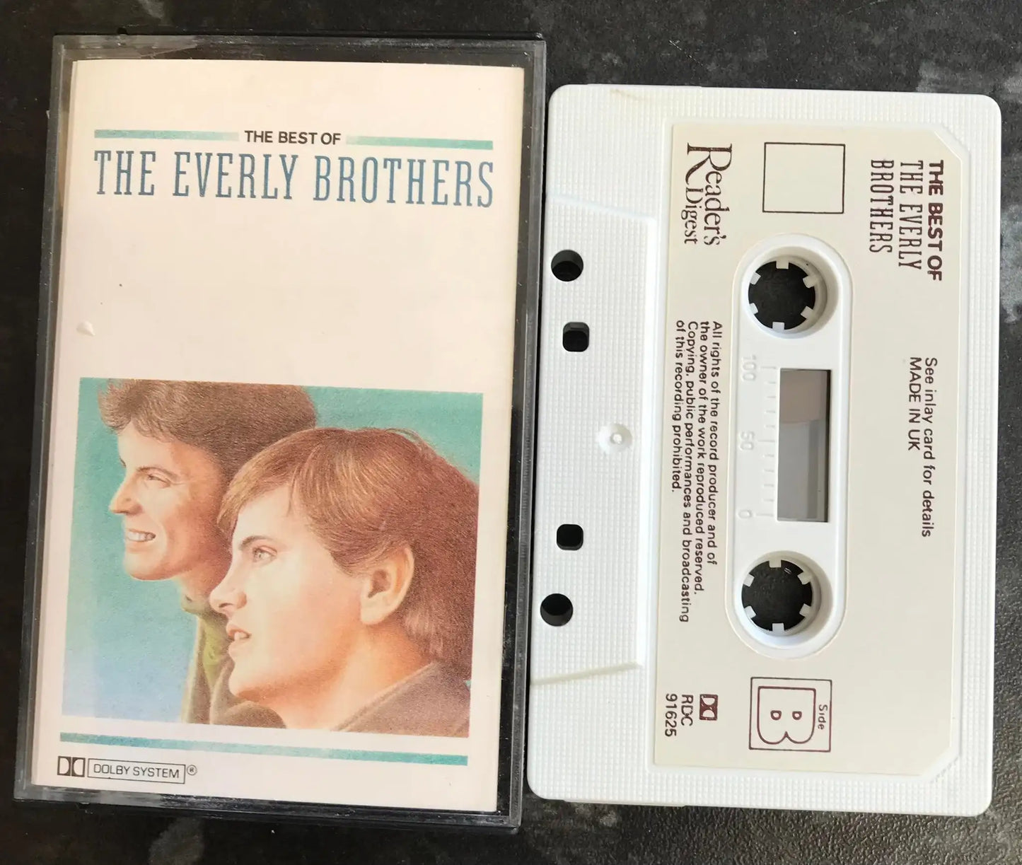 The Best Of The Everly Brothers Album, RDC 91625, Vintage Cassette Magretro