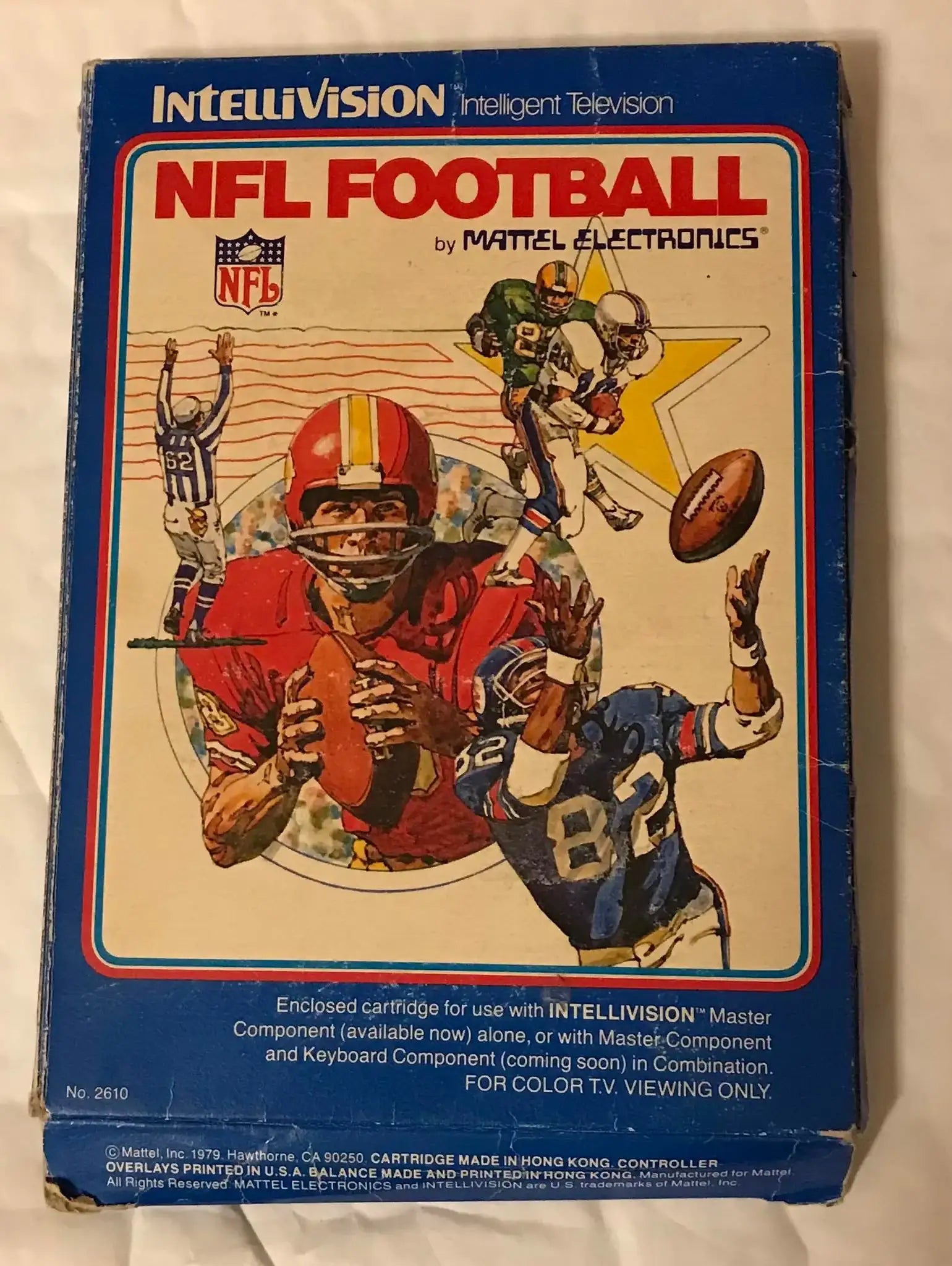 Intellivision game, nfl football Magretro
