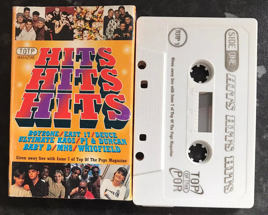 Hits Hits Hits, Top Of The Pops Magazine, TOTP 3, Vintage Cassette Magretro