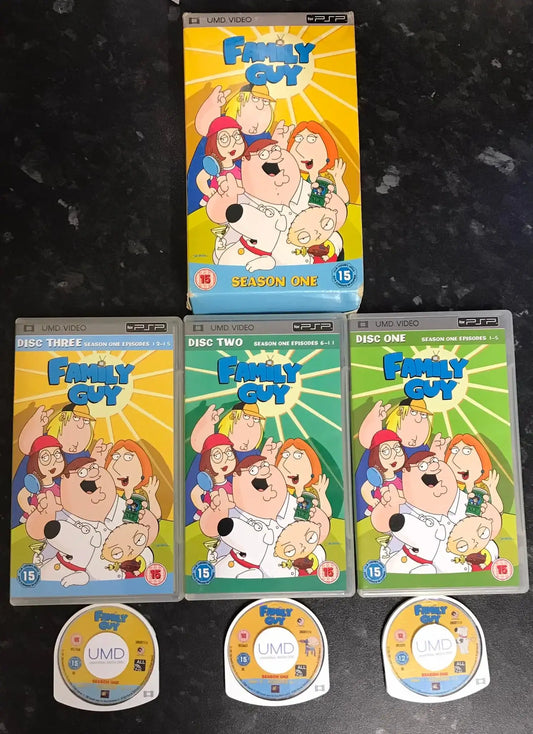 family guy season one, PSP Video Boxed Magretro