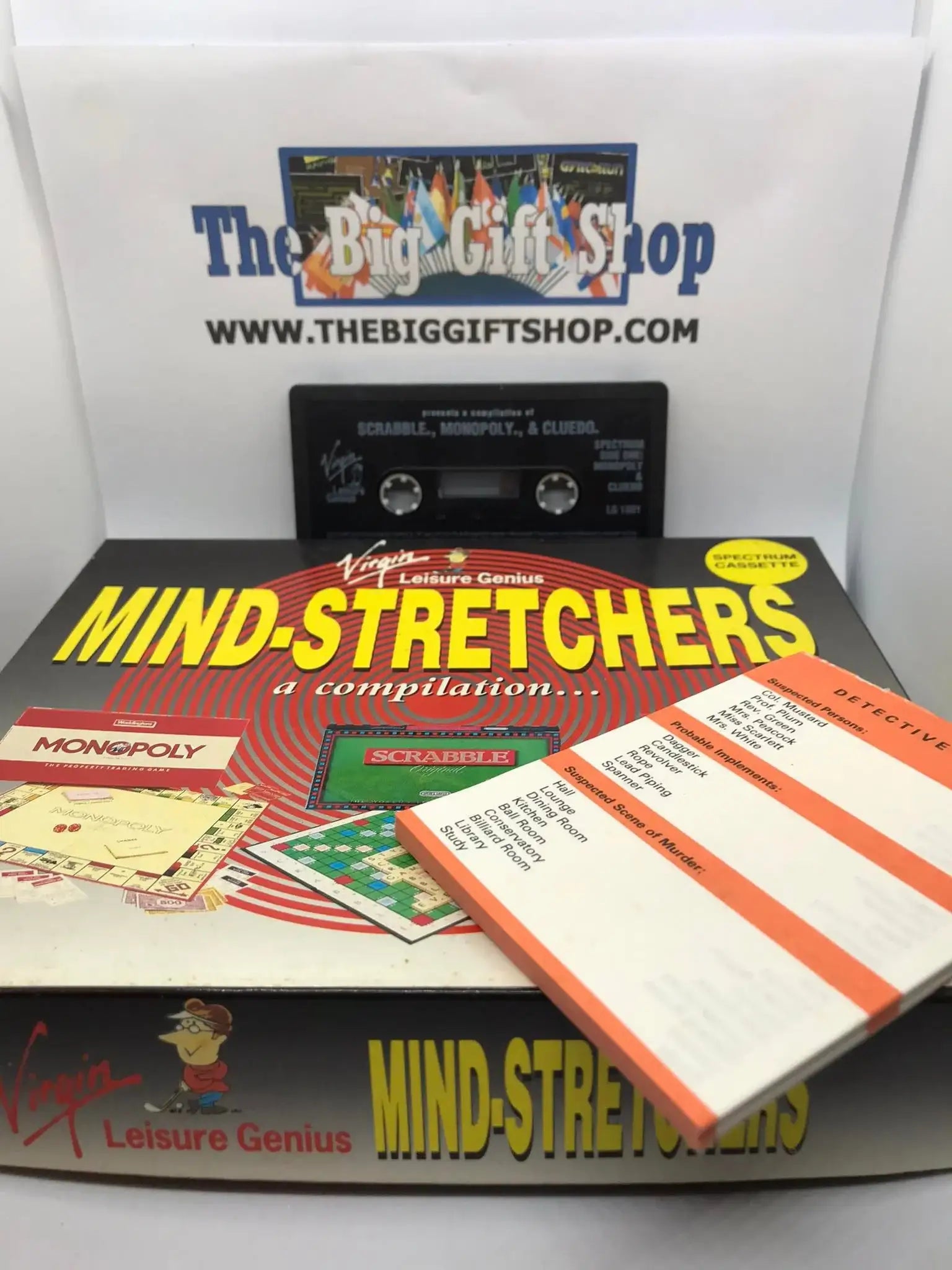 Mind Stretchers Compilation, ZX Spectrum by Virgin / Leisure Genius Magretro