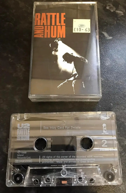 U2, Rattle and Hum Album, Island Records,UC27,842 299 4, Vintage Cassette Magretro