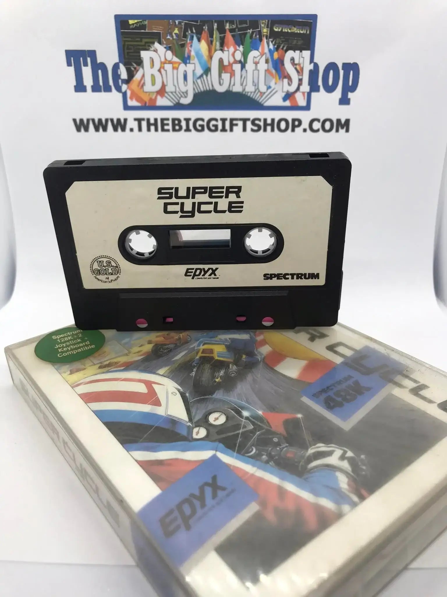 Super Cycle (Tested Working), ZX Spectrum, Released by US Gold Magretro