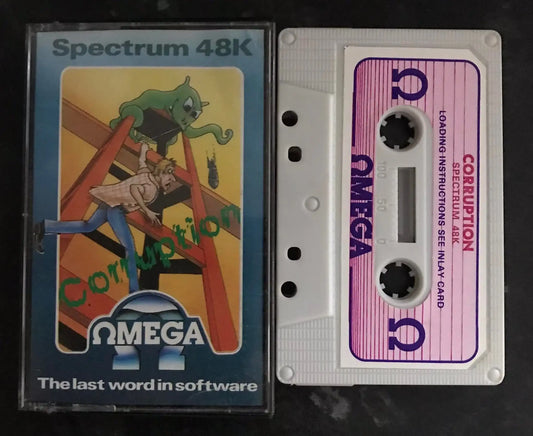 Corruption by Omega Software, ZX Spectrum Game, Working Magretro
