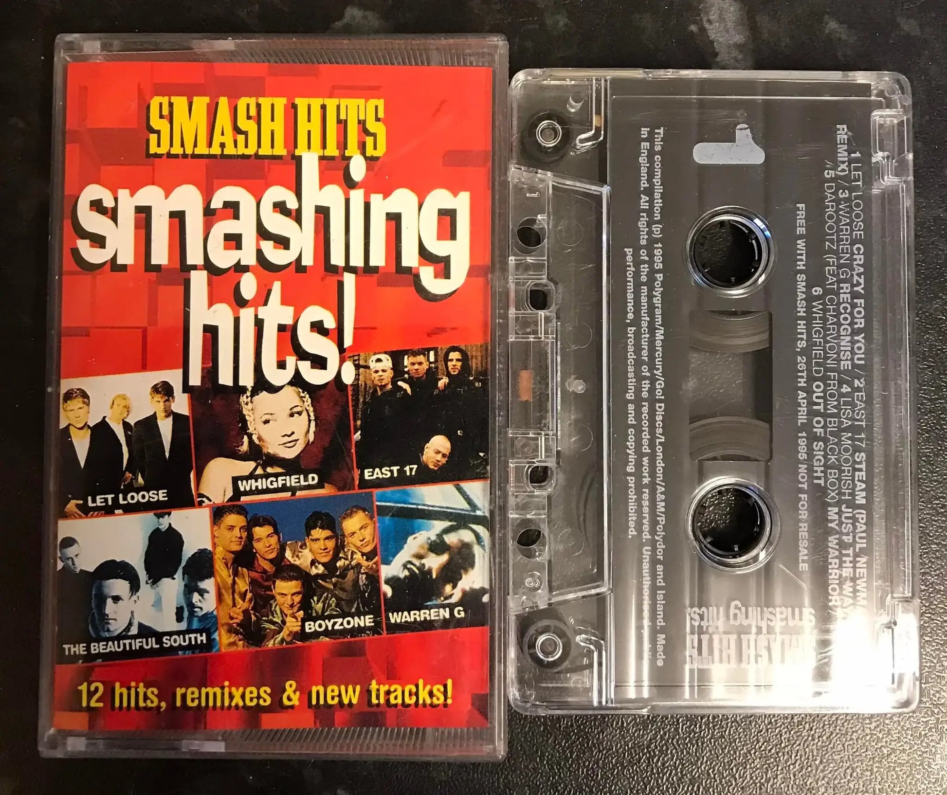 Smash Hits Magazine, Smashing Hits, April 1995, Vintage Cassette Magretro