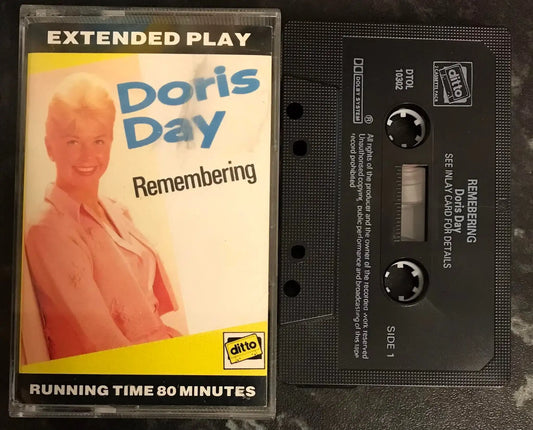 Doris Day, Remembering Album, dtol 10302, DITTO, Vintage Cassette Magretro