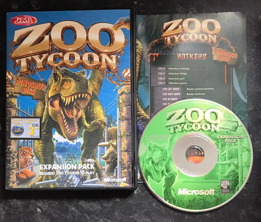 Zoo Tycoon Dinosaur Digs Expansion Pack, PC Game Magretro