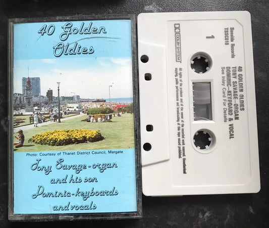 40 Golden Oldies, Tony Savage, Seaside Records, tssc 010, Vintage Cassette Magretro