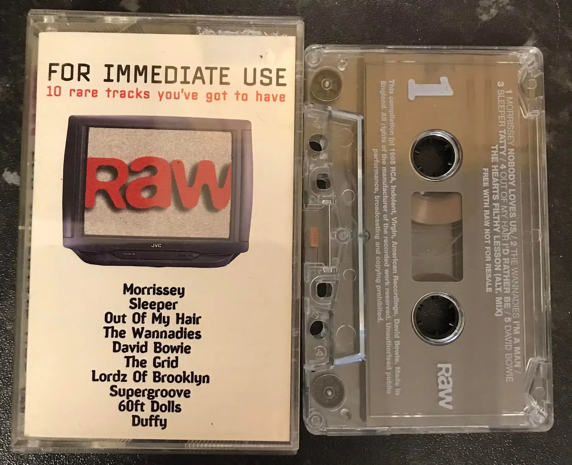 RAW, For Immediate Use, Vintage Cassette Magretro