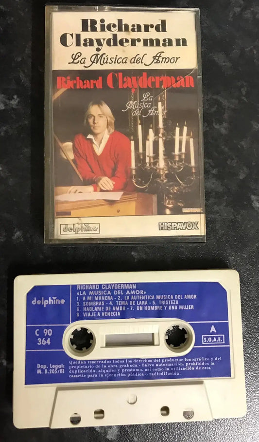 Richard Clayderman, La Musica del Amor Album, Delphine, C 90.364 Magretro