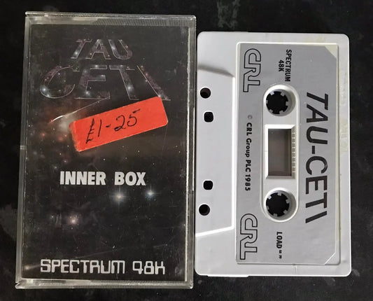 Tau Ceti Inner Box Game by CRL, ZX Spectrum Game Magretro
