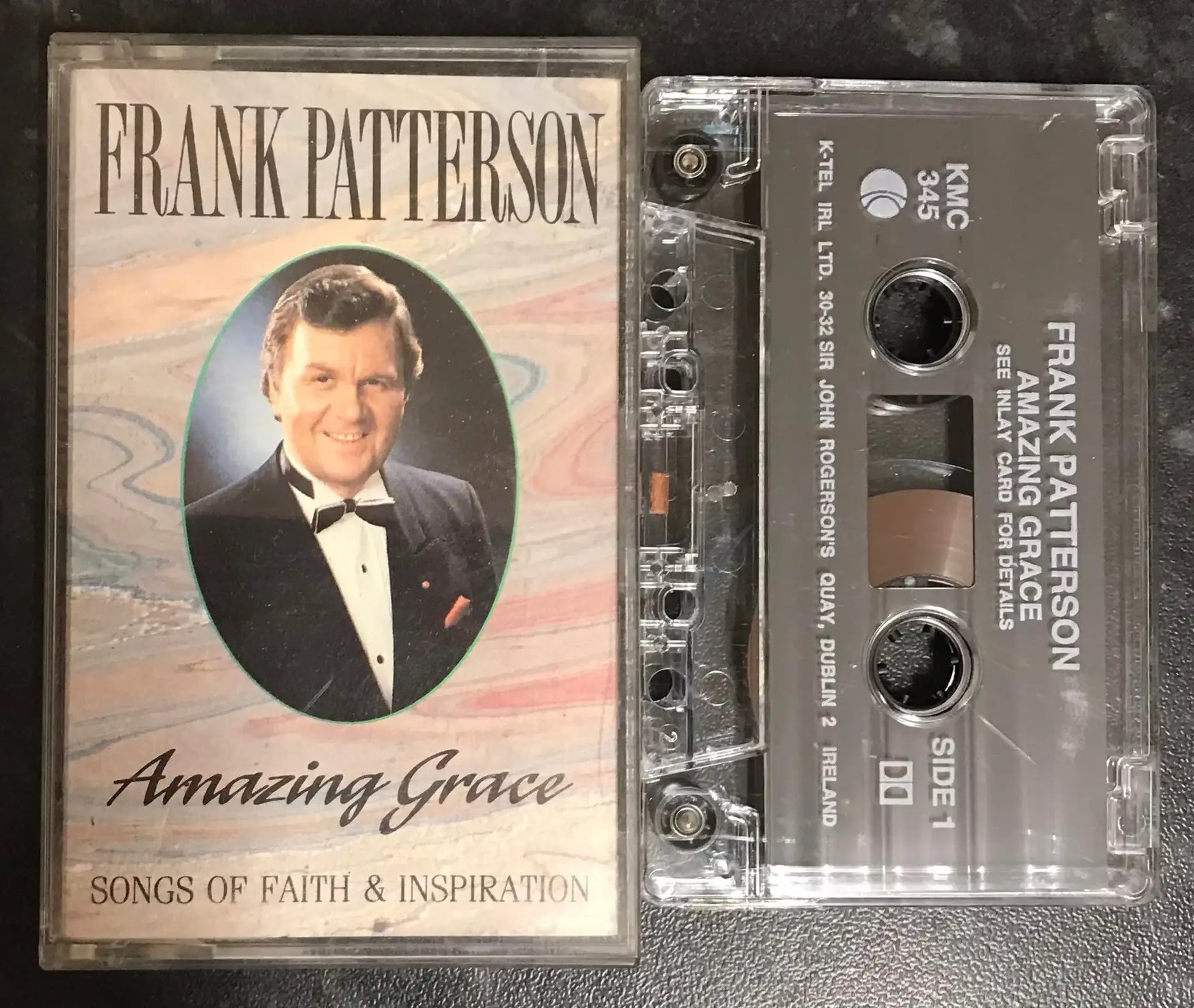 Frank Patterson, Amazing Grace Album, kmc 345, K-Tel, Vintage Cassette Magretro