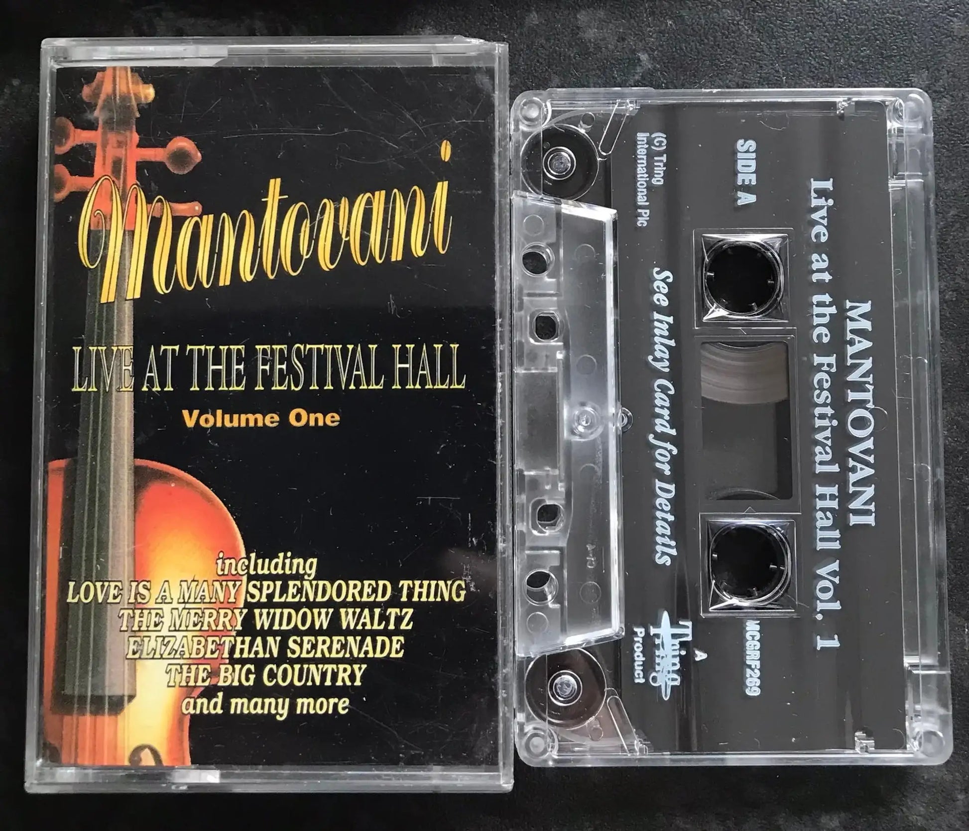 Mantovani, Live at the Festival Hall, Volume One, mcgrf 269, Vintage Cassette Magretro