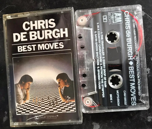 Chris De Burgh, Best Moves Album, A&M Records, CAM 68532, Vintage Cassette Magretro
