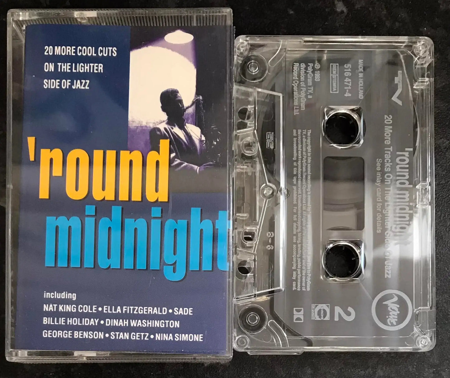 'Round Midnight Album, the lighter side of Jazz, PolyGram TV, 516 471-4 Magretro