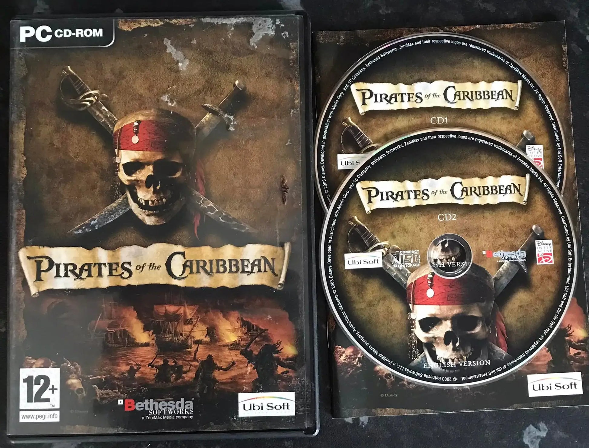 Pirates of the Caribbean, Bethesda / Ubisoft Label, UK, Pal, PC Game Magretro
