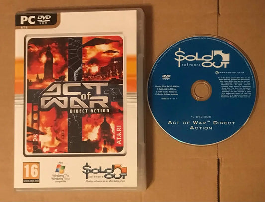 Act Of War - Direct Action - PC GAME DVD rom Magretro