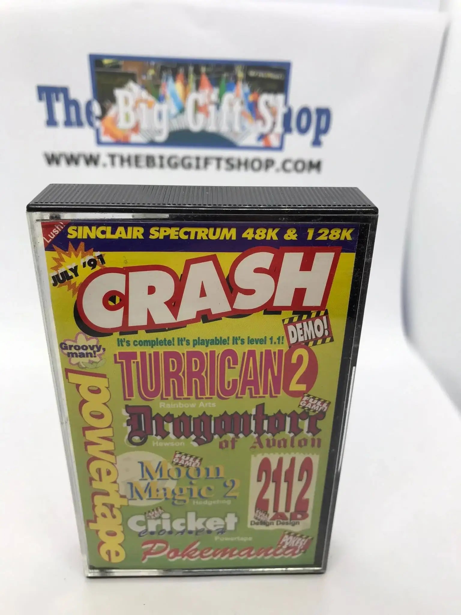 CRASH, Magazine tape Powertape July 1991, ZX Spectrum Magretro