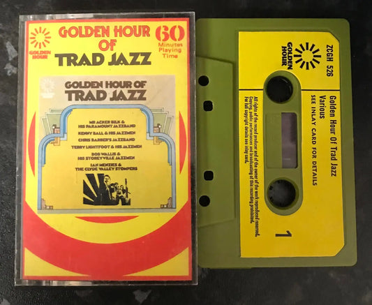 Golden Hour of Trad Jazz Album, Golden Hour, ZCGH 526, Vintage Cassette Magretro