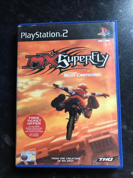 MX Superfly featuring Ricky Carmichael, PS2 Game, PAL Magretro