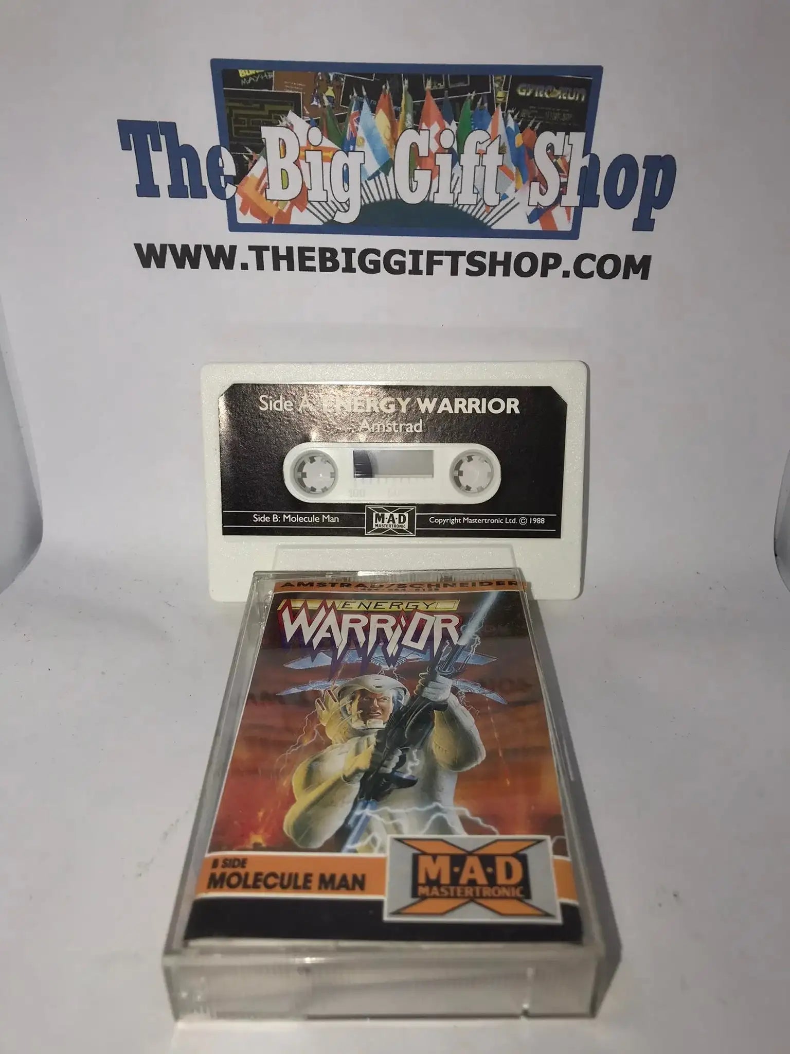 Energy Warrior, CPC 464 / 664 Released by Mastertronic Magretro