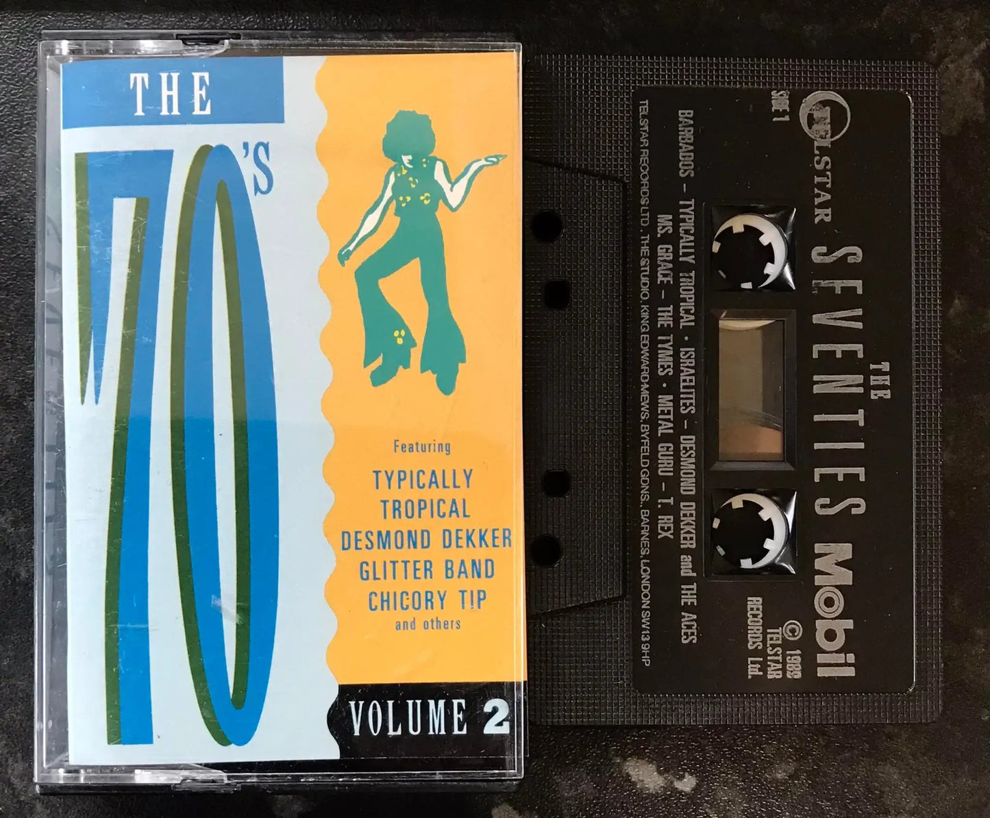 The 70's Volume 2 Album, Telstar, MOB 200, Mobil ?, Vintage Cassette Magretro