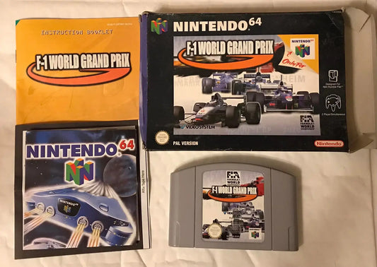 Nintendo N64 game, f1 formula grand prix, UK PAL Magretro