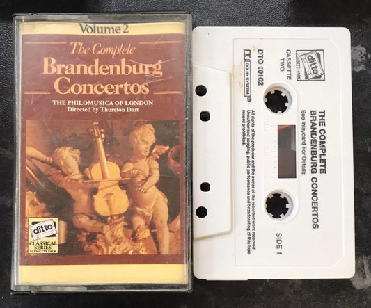 The Complete Brandenburg Concertos Volume 2, CTO 10102, Vintage Cassette Magretro